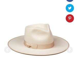SOLD OUT Lack of color ivory rancher wide brim hat